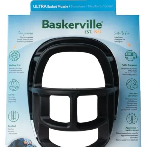 BASKERVILLE Ultra Maulkorb Größe: 6 schwarz Top-Angebot